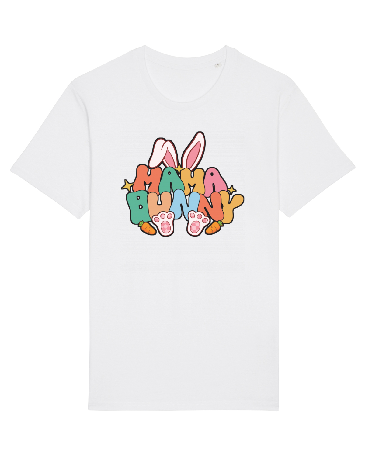 Tricou mânecă scurtă Unisex Rocker White