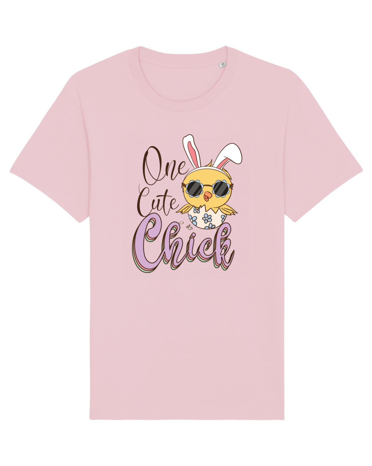 Tricou mânecă scurtă Unisex Rocker Cotton Pink