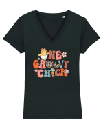 de Paște - One groovy chick Tricou mânecă scurtă guler V Damă Evoker