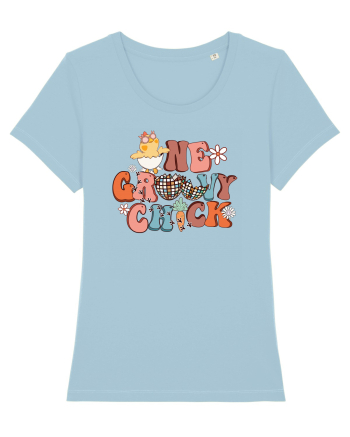 de Paște - One groovy chick Sky Blue