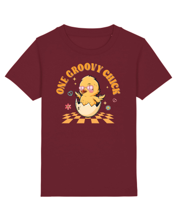 de Paște - One groovy chick v2 Burgundy
