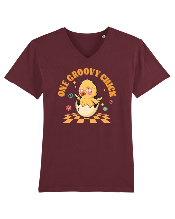 de Paște - One groovy chick v2 Burgundy
