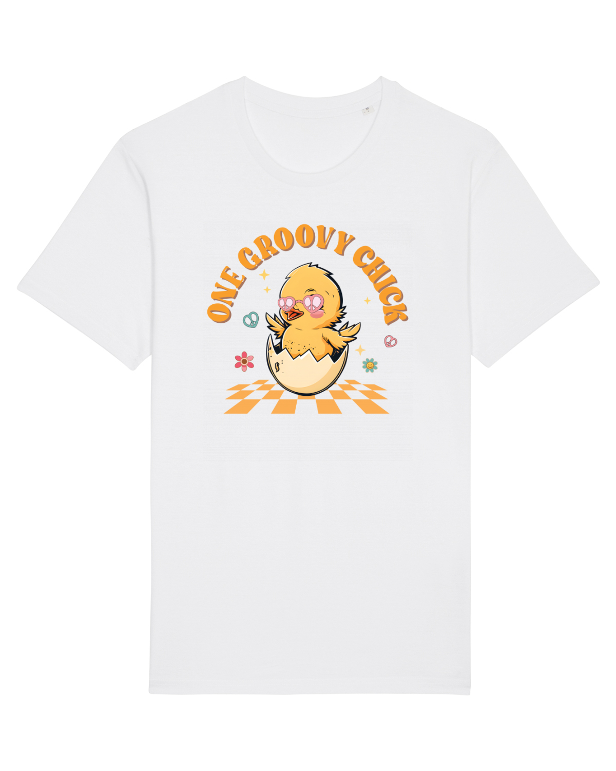 Tricou mânecă scurtă Unisex Rocker White
