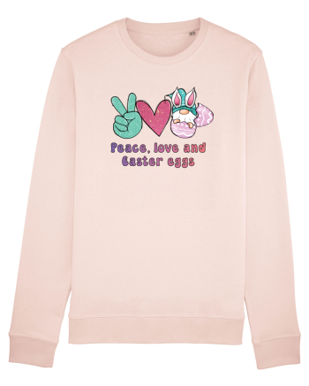 de Paște - Peace love and easter eggs Candy Pink