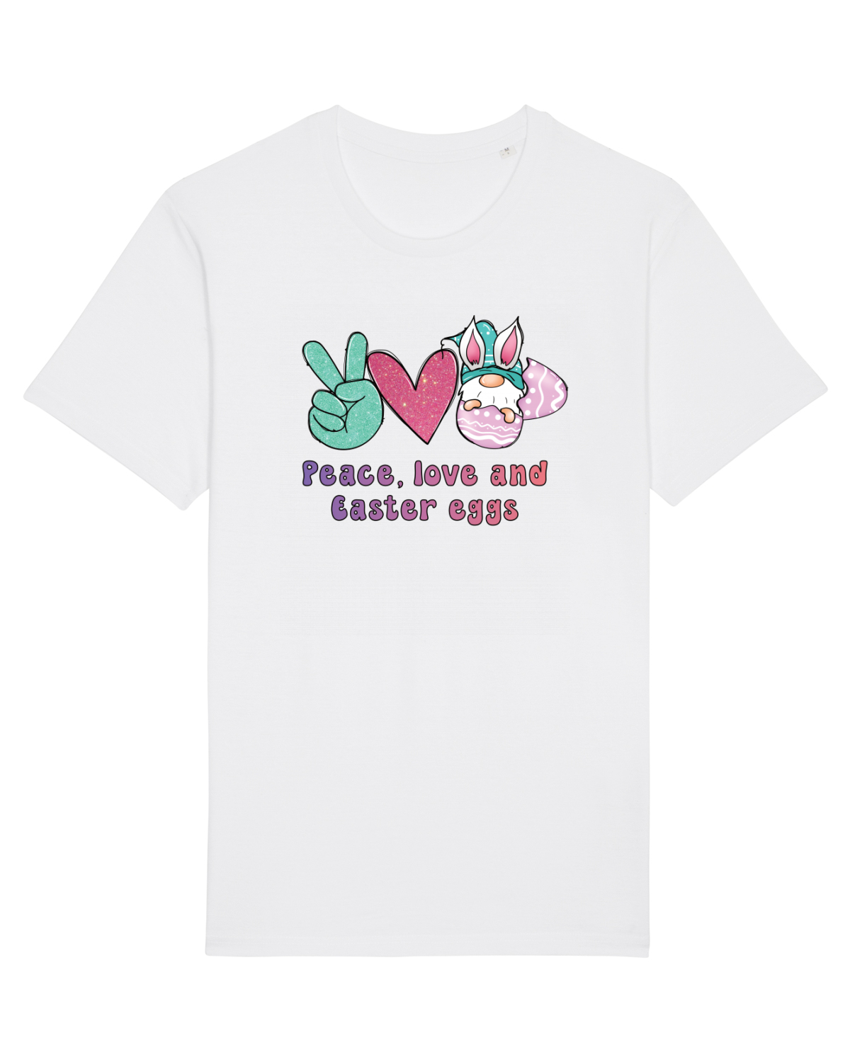 Tricou mânecă scurtă Unisex Rocker White
