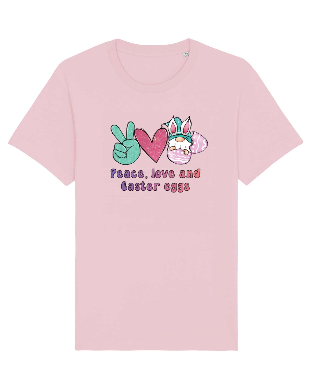 Tricou mânecă scurtă Unisex Rocker Cotton Pink