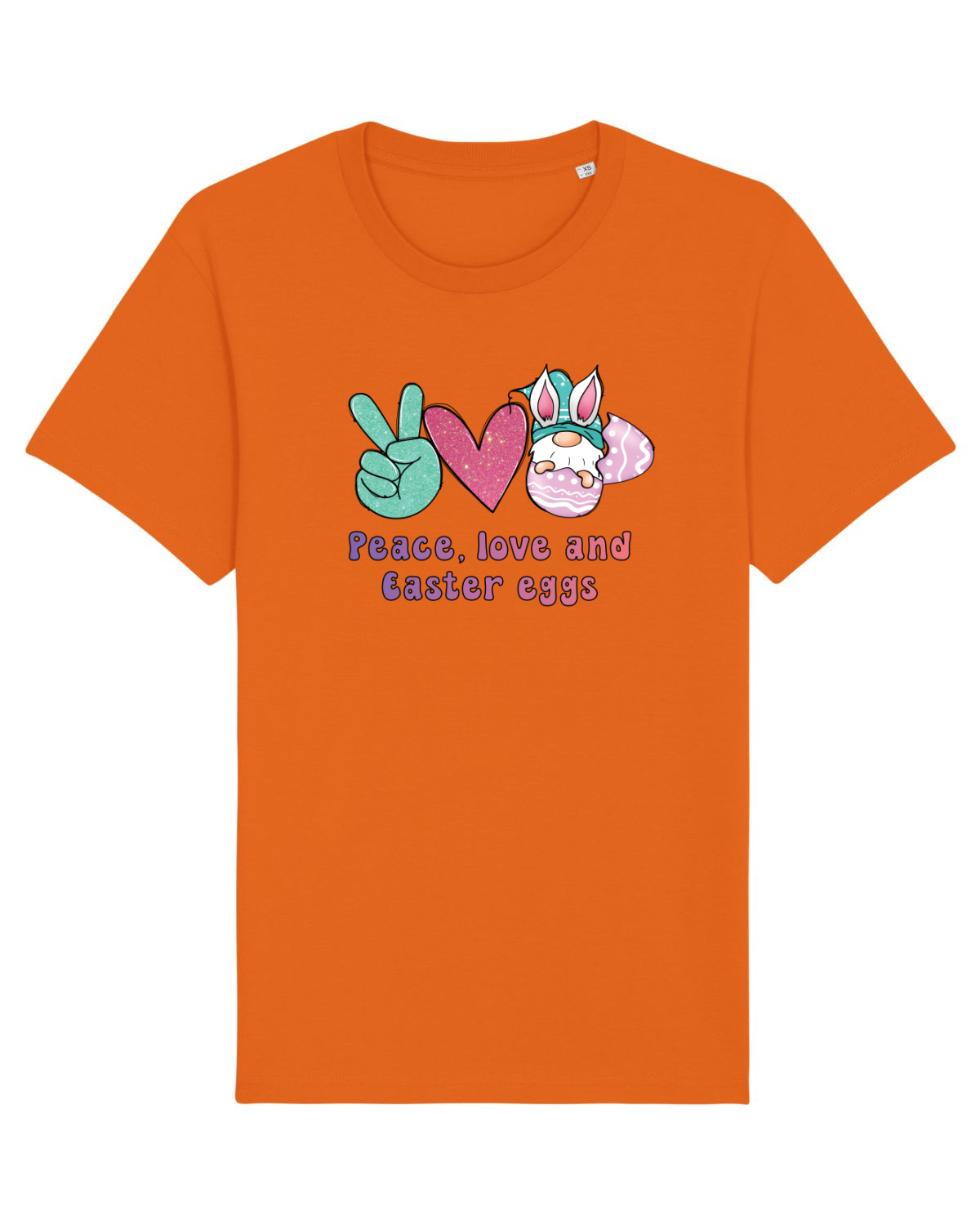 Tricou mânecă scurtă Unisex Rocker Bright Orange