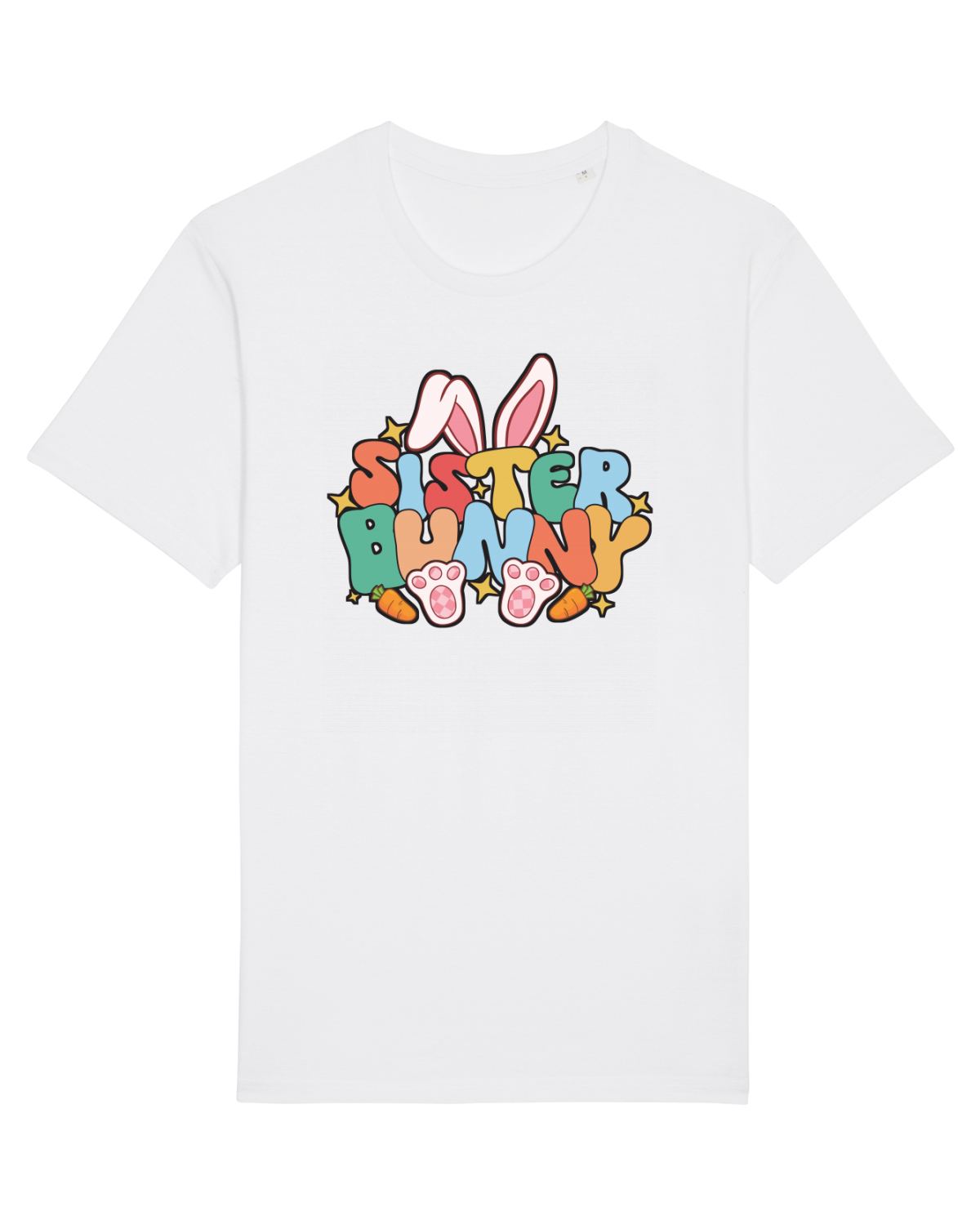 Tricou mânecă scurtă Unisex Rocker White