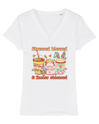 de Paște - Stressed blessed and easter obsessed White
