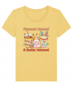 de Paște - Stressed blessed and easter obsessed Tricou mânecă scurtă guler larg fitted Damă Expresser