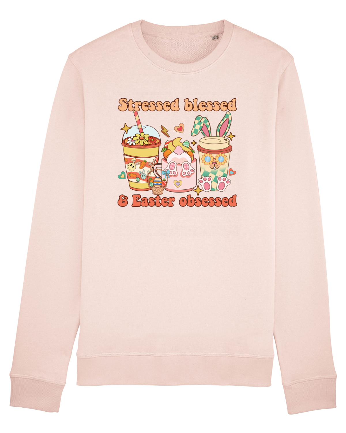 Bluză mânecă lungă Unisex Rise Candy Pink