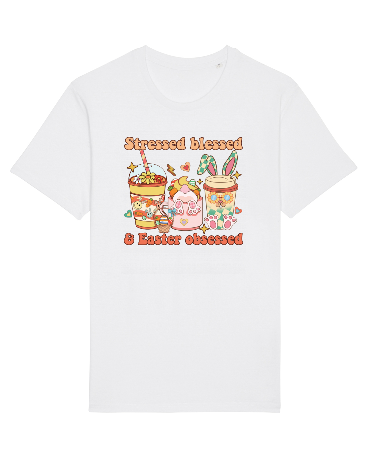 Tricou mânecă scurtă Unisex Rocker White