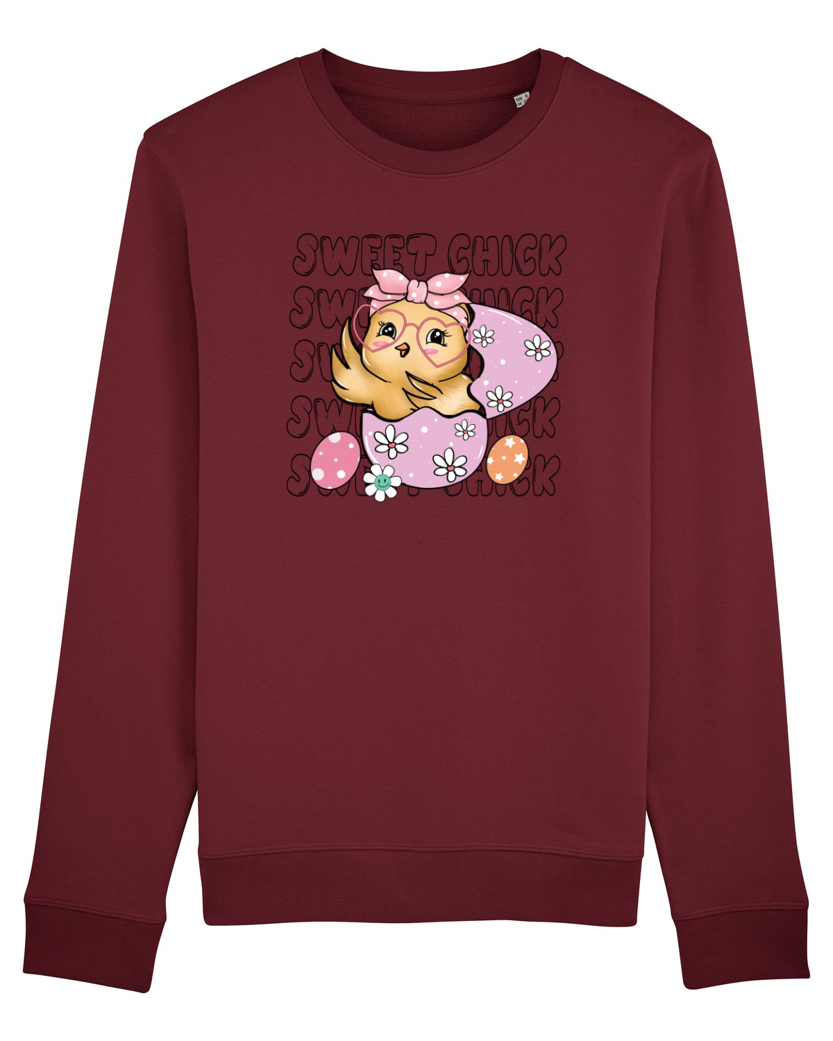 Bluză mânecă lungă Unisex Rise Burgundy