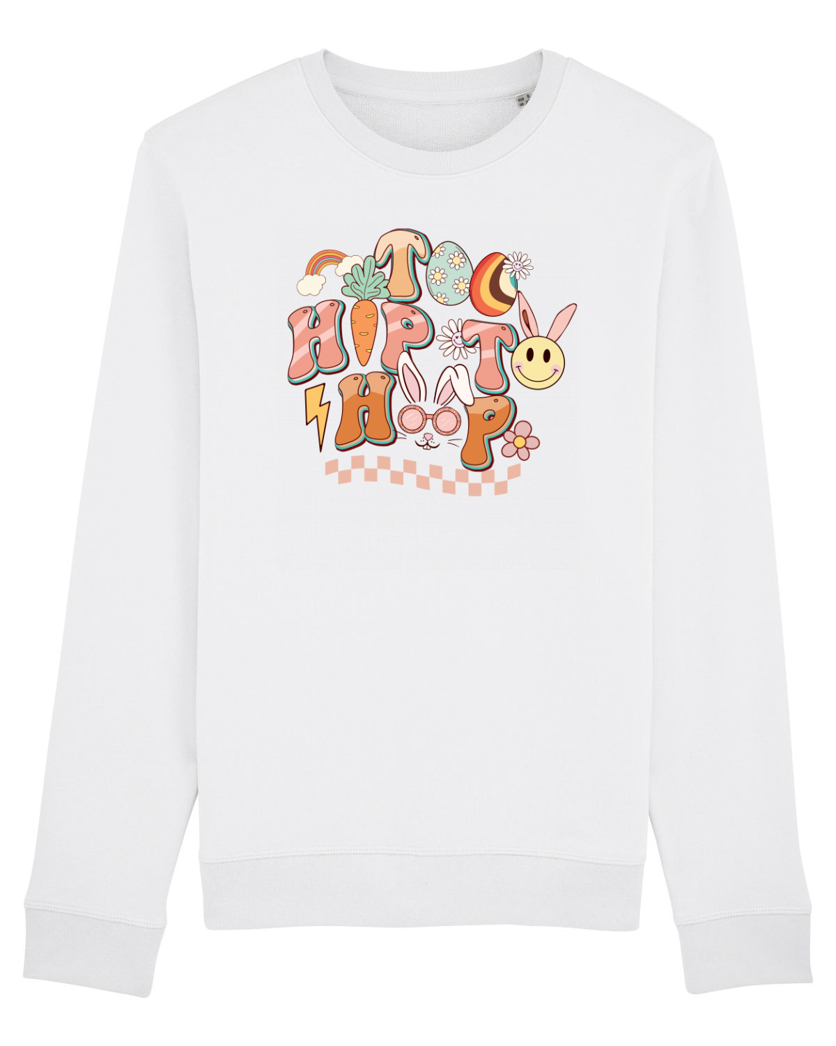 Bluză mânecă lungă Unisex Rise White