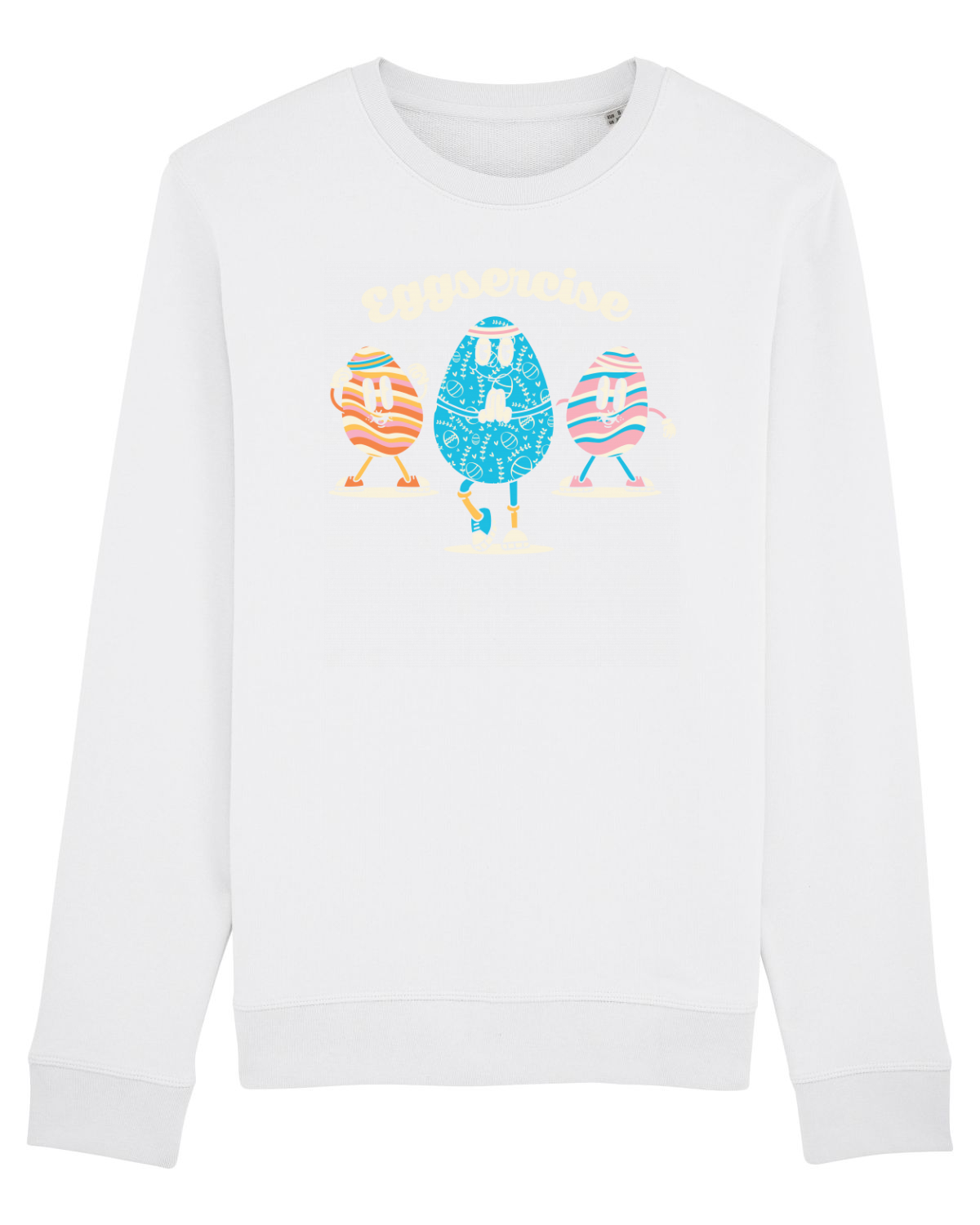 Bluză mânecă lungă Unisex Rise White
