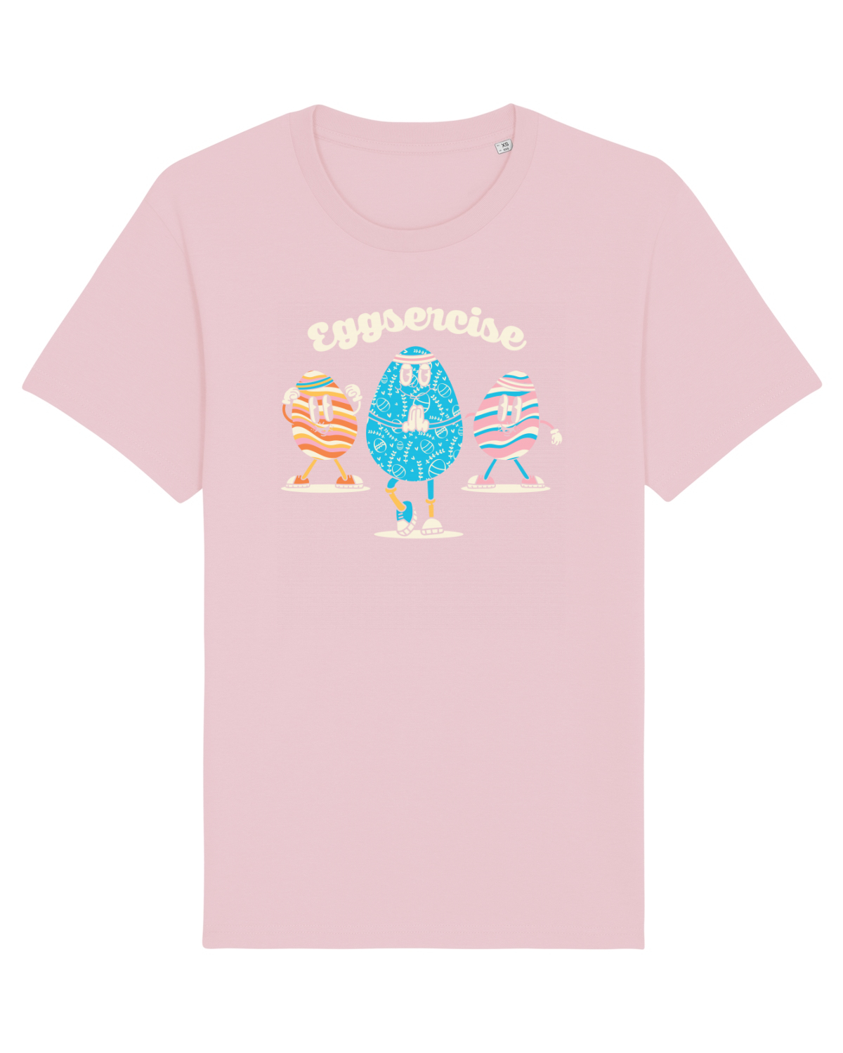 Tricou mânecă scurtă Unisex Rocker Cotton Pink