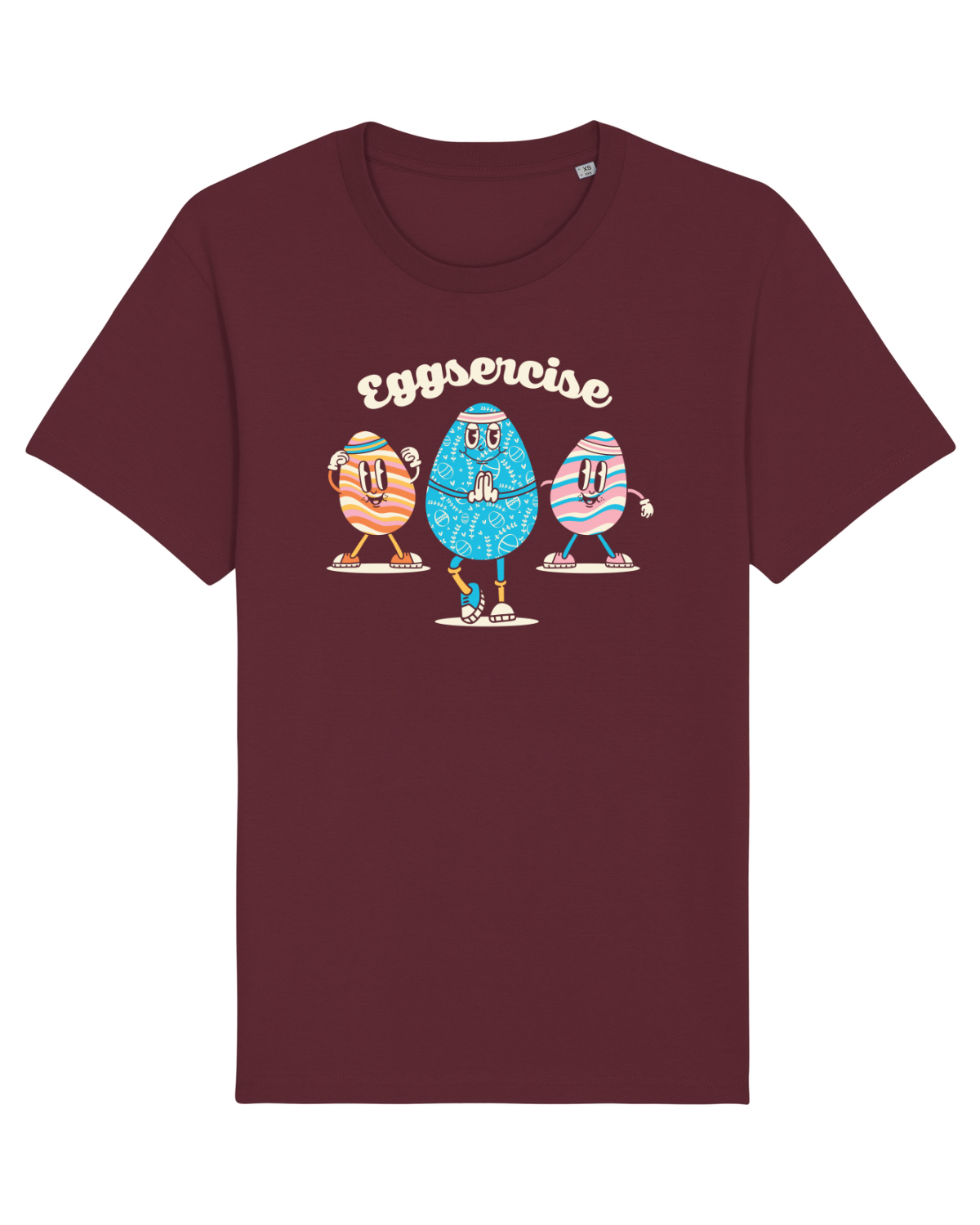 Tricou mânecă scurtă Unisex Rocker Burgundy