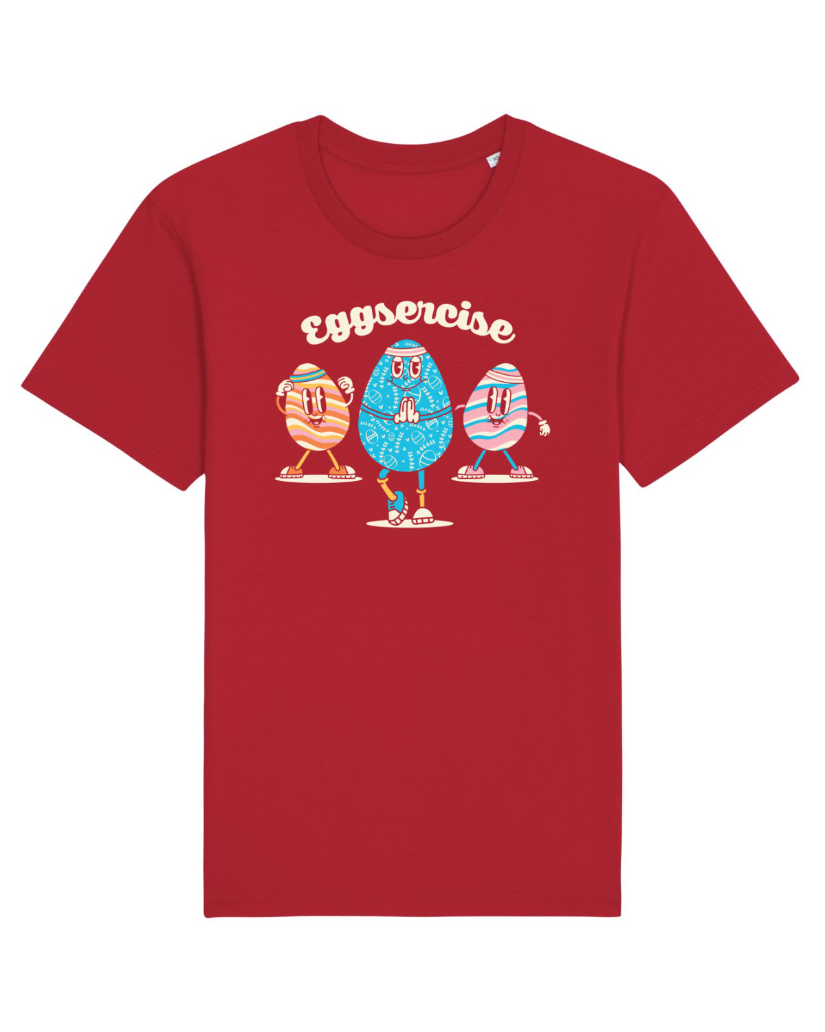 Tricou mânecă scurtă Unisex Rocker Red