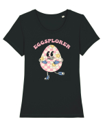 de Paște - Eggsplorer Tricou mânecă scurtă guler larg fitted Damă Expresser