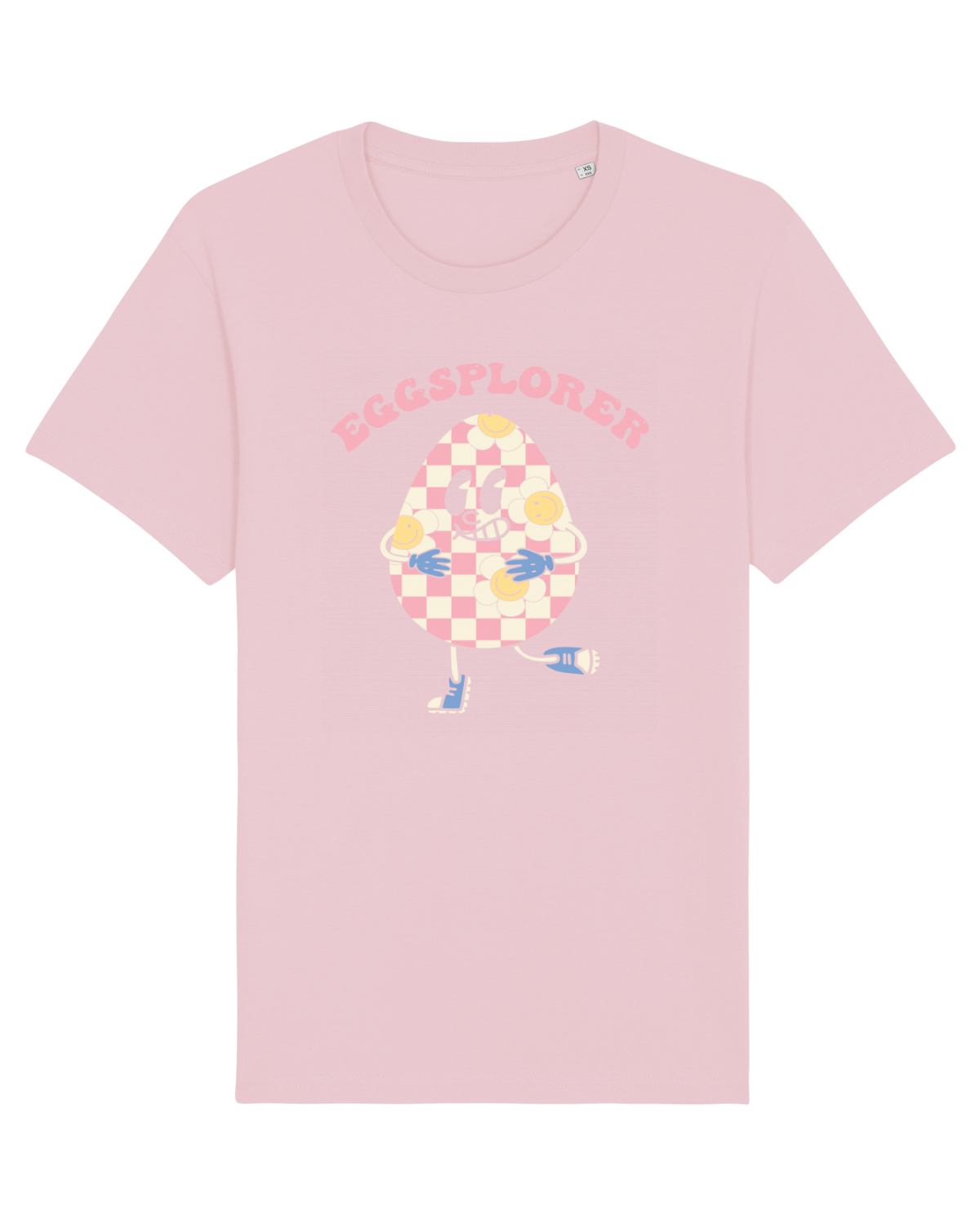 Tricou mânecă scurtă Unisex Rocker Cotton Pink
