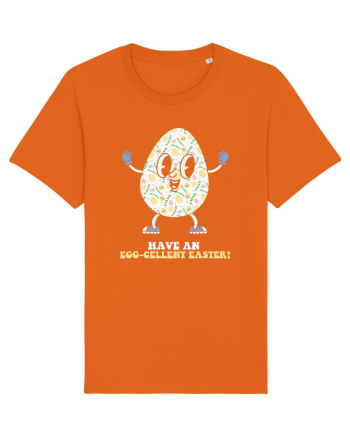 de Paște - Have an egg-cellent easter Bright Orange