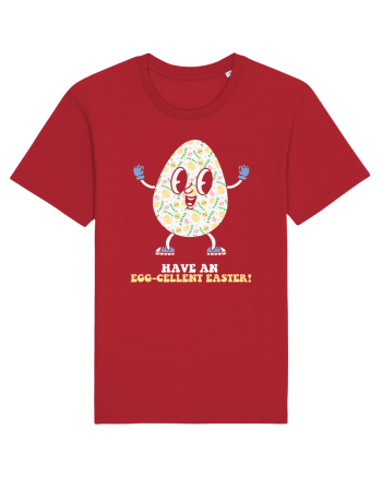 de Paște - Have an egg-cellent easter Red