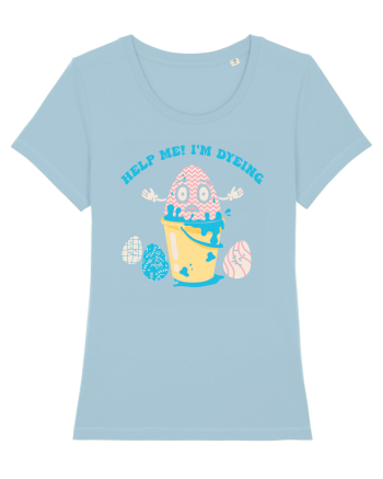 de Paște - Help me I am dyeing Sky Blue
