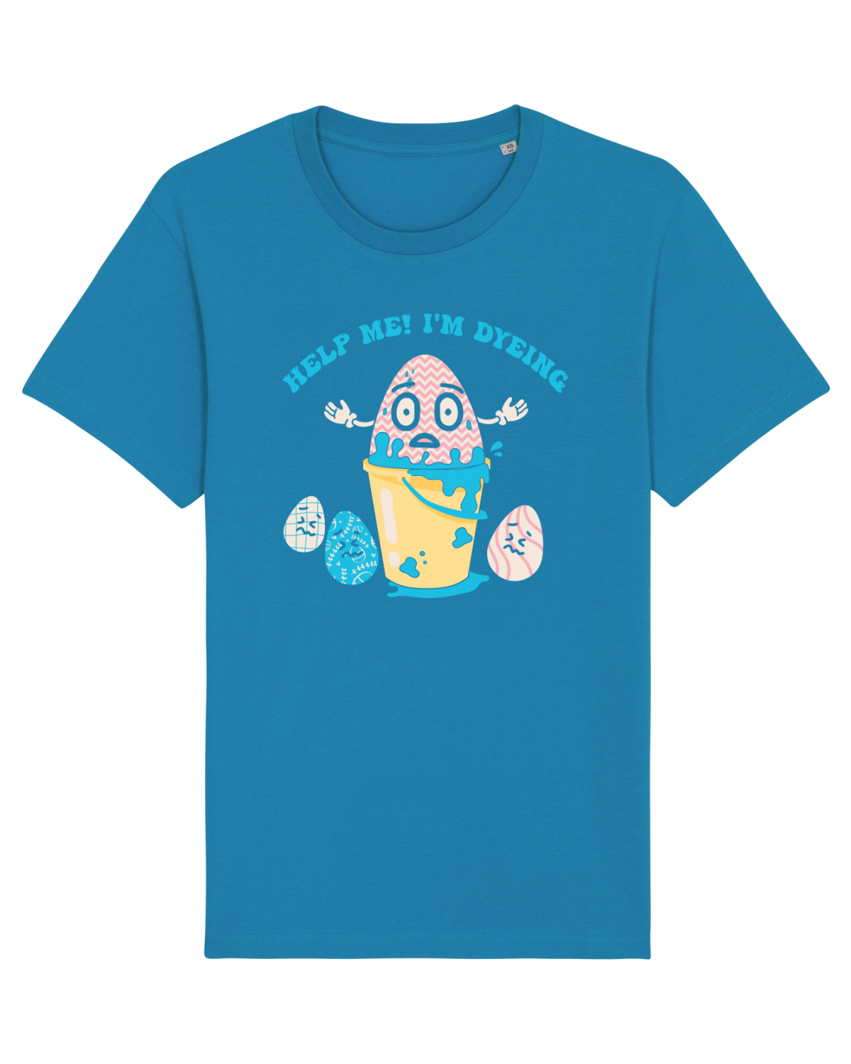Tricou mânecă scurtă Unisex Rocker Azur