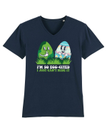 de Paște - I am so egg-cited Tricou mânecă scurtă guler V Bărbat Presenter