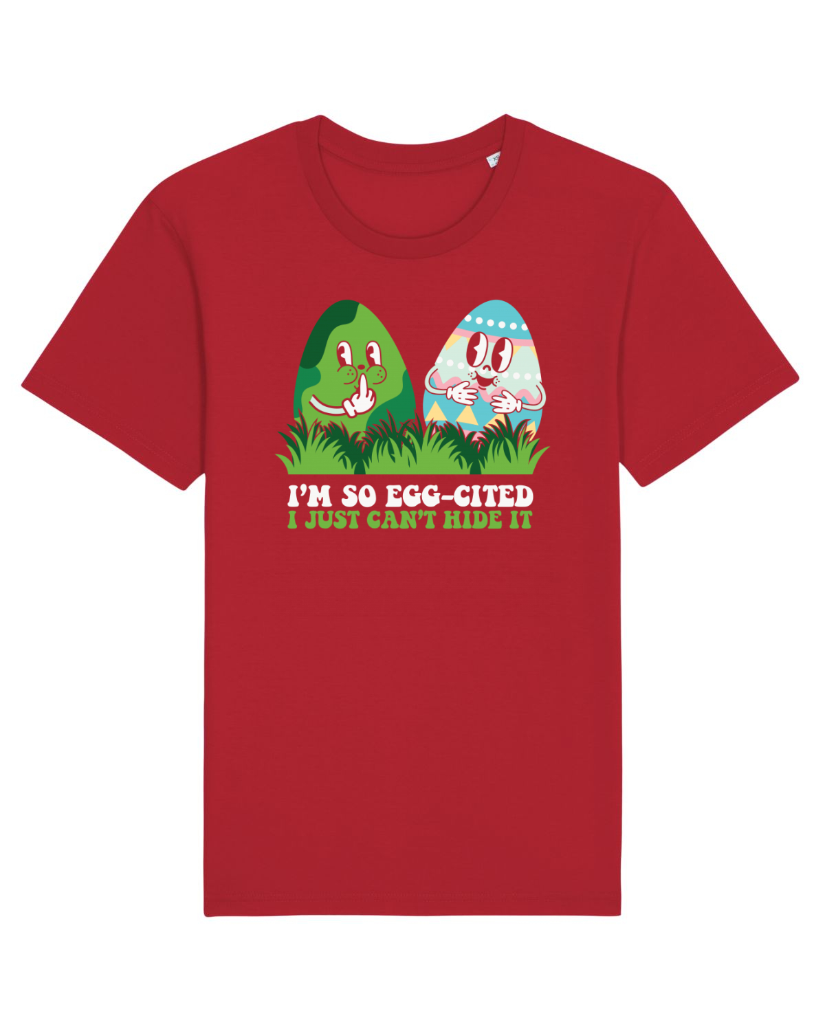 Tricou mânecă scurtă Unisex Rocker Red
