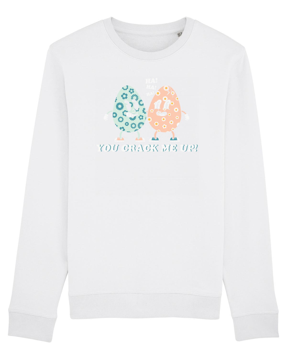 Bluză mânecă lungă Unisex Rise White