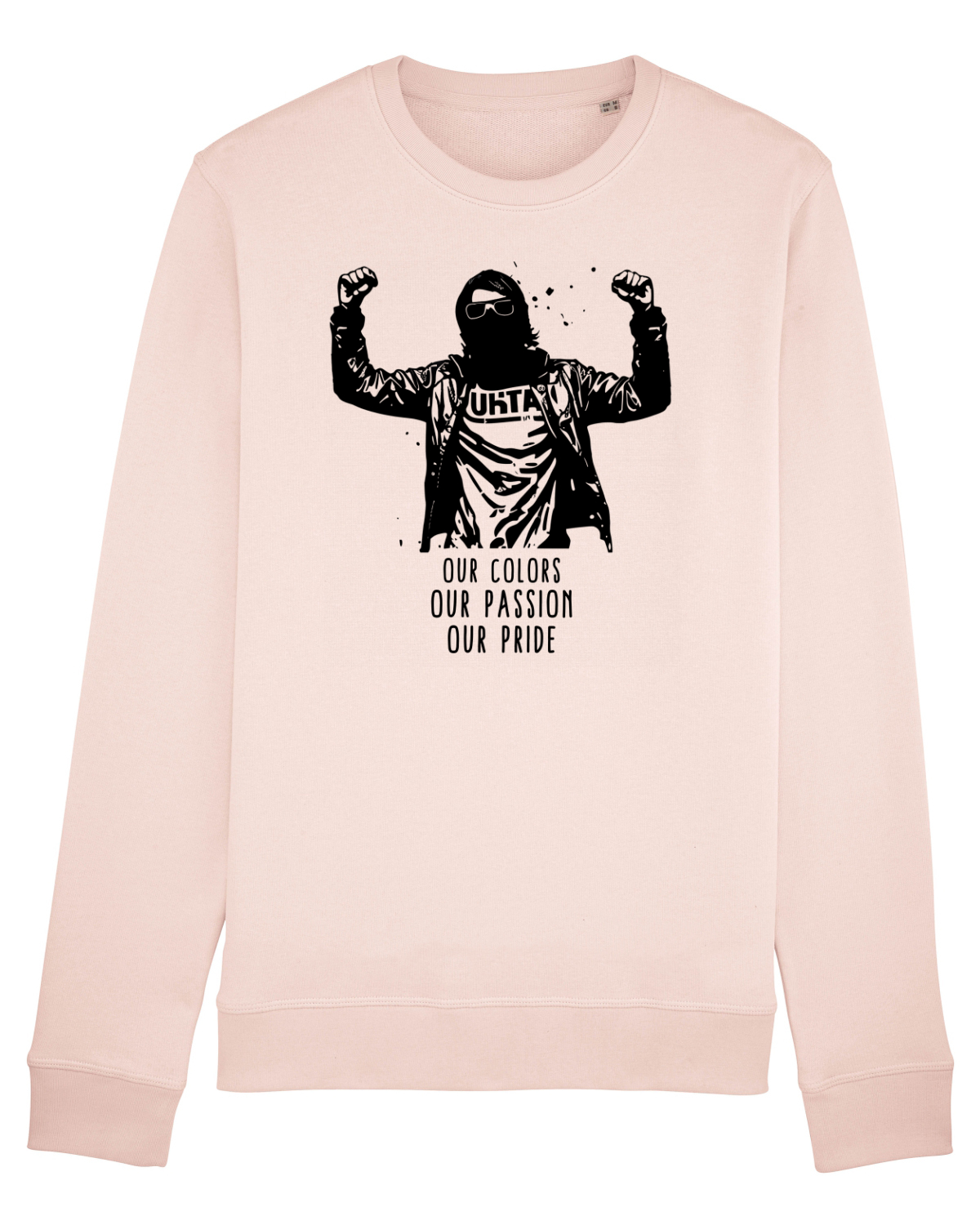 Bluză mânecă lungă Unisex Rise Candy Pink