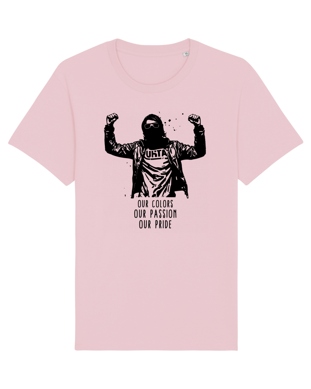 Tricou mânecă scurtă Unisex Rocker Cotton Pink