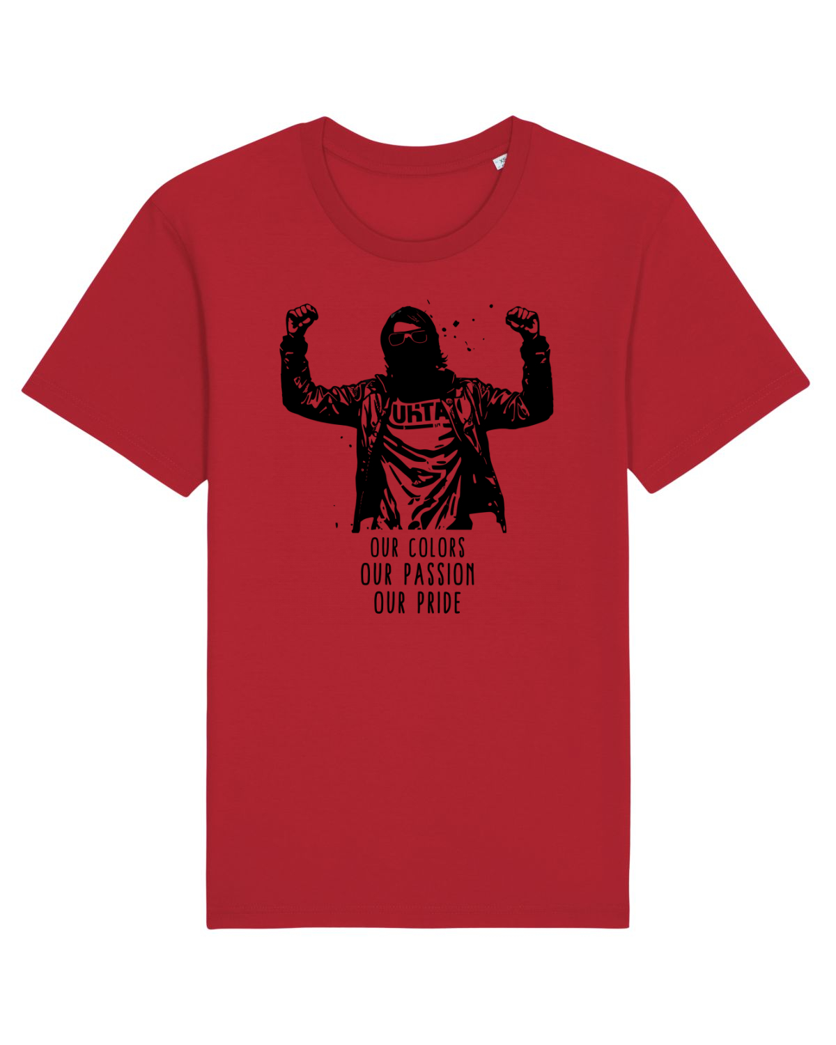 Tricou mânecă scurtă Unisex Rocker Red
