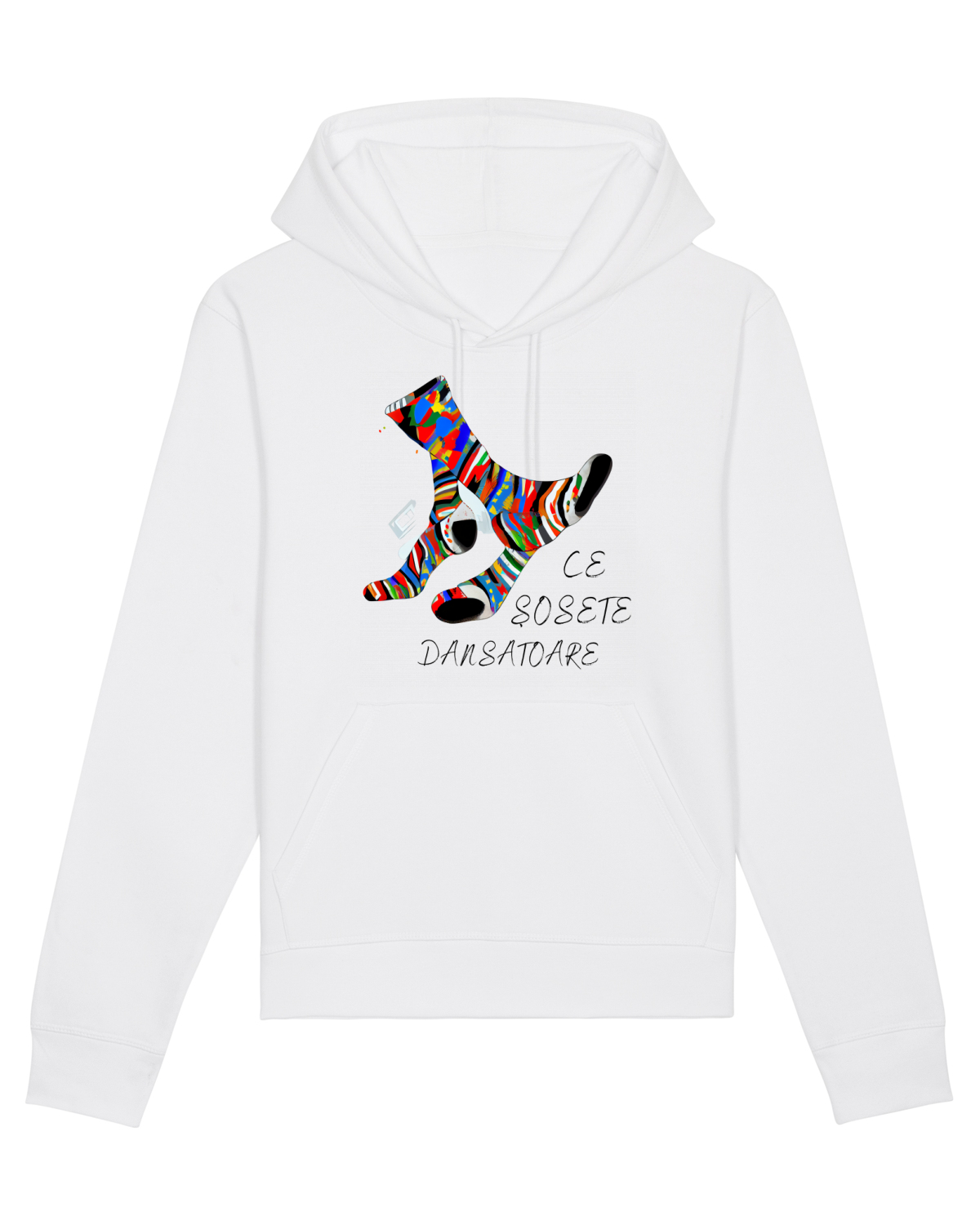 Hanorac Unisex Drummer White