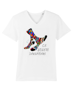 ȘOSETE DANSATOARE Tricou mânecă scurtă guler V Bărbat Presenter