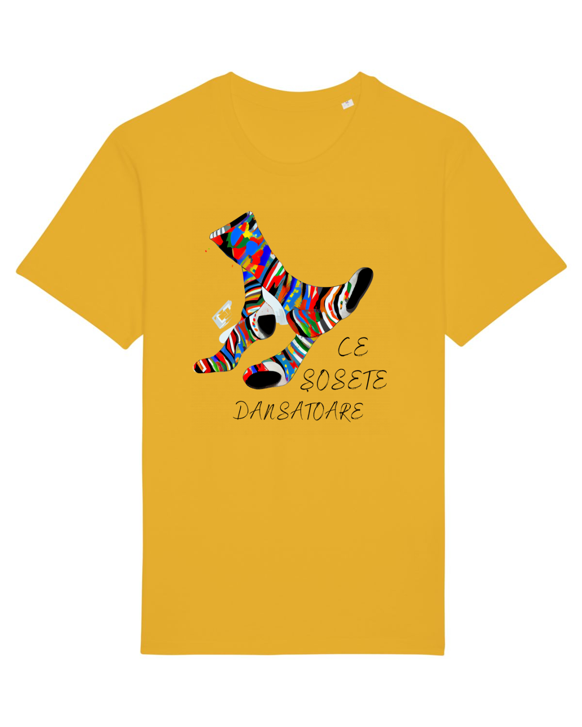 Tricou mânecă scurtă Unisex Rocker Spectra Yellow