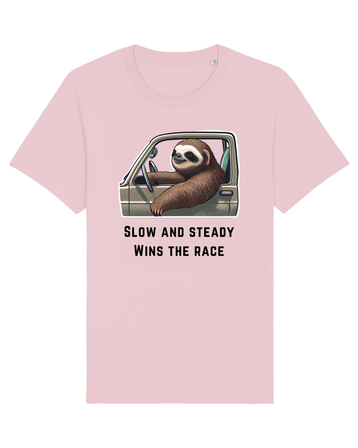 Tricou mânecă scurtă Unisex Rocker Cotton Pink