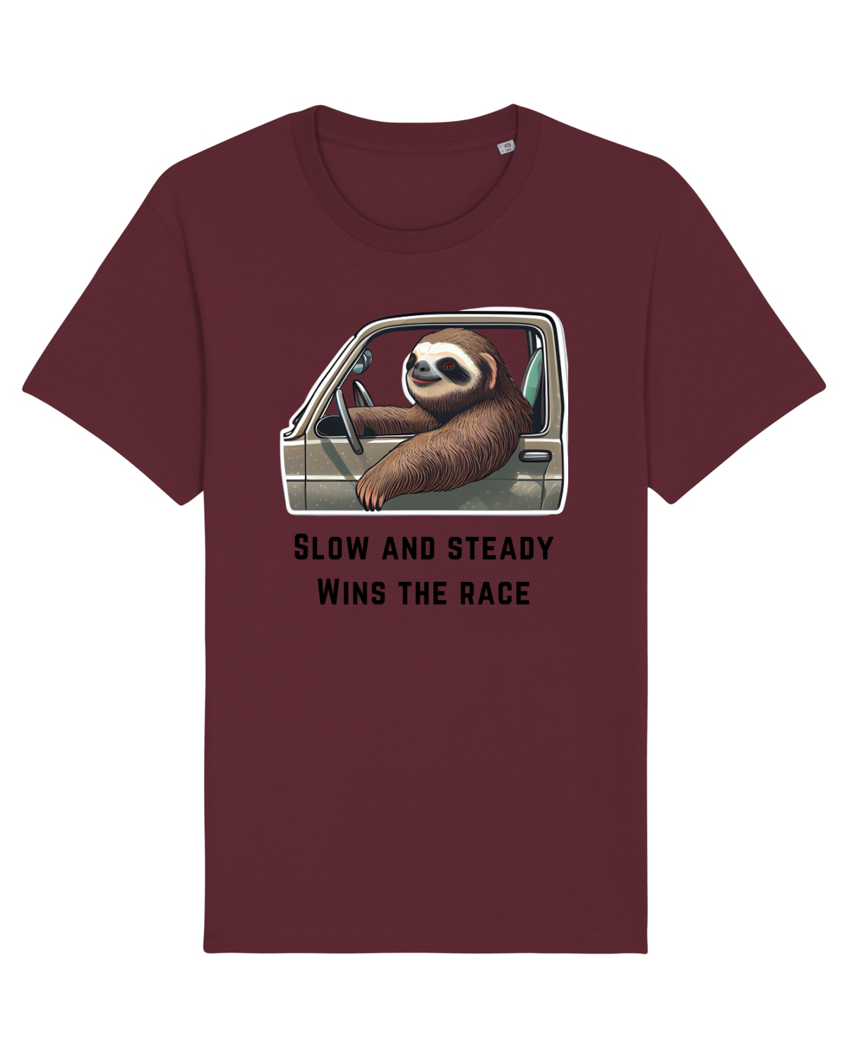 Tricou mânecă scurtă Unisex Rocker Burgundy