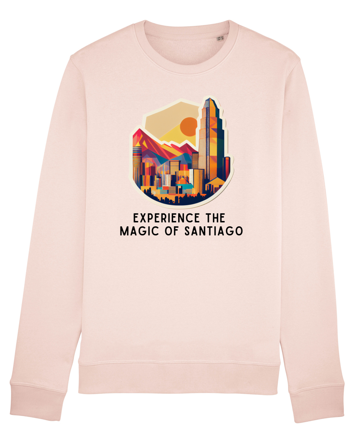 Bluză mânecă lungă Unisex Rise Candy Pink