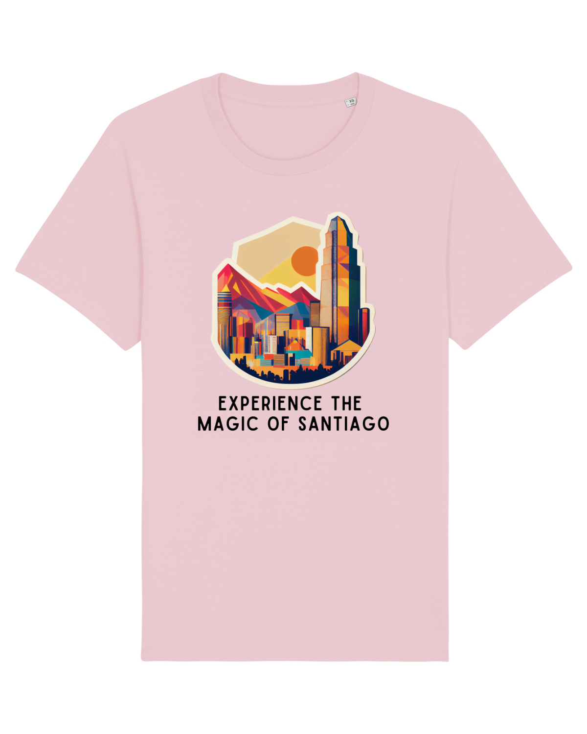 Tricou mânecă scurtă Unisex Rocker Cotton Pink