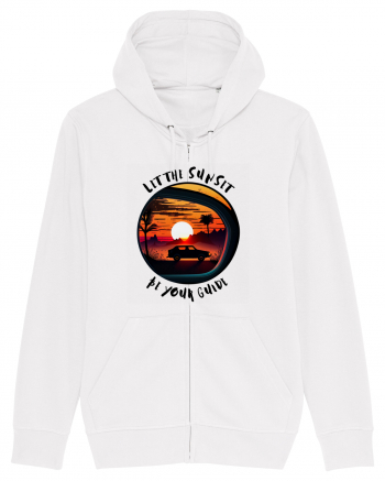 LET THE SUNSET BE YOUR GUIDE - V1 White