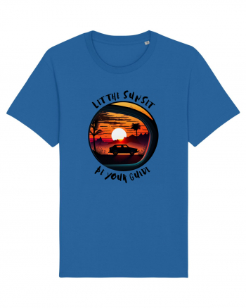 LET THE SUNSET BE YOUR GUIDE - V1 Royal Blue