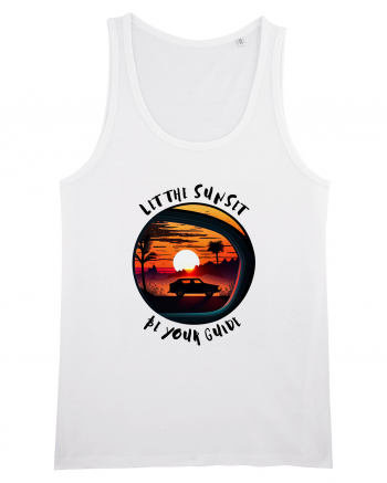 LET THE SUNSET BE YOUR GUIDE - V1 White