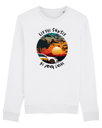 LET THE SUNSET BE YOUR GUIDE - V2 White