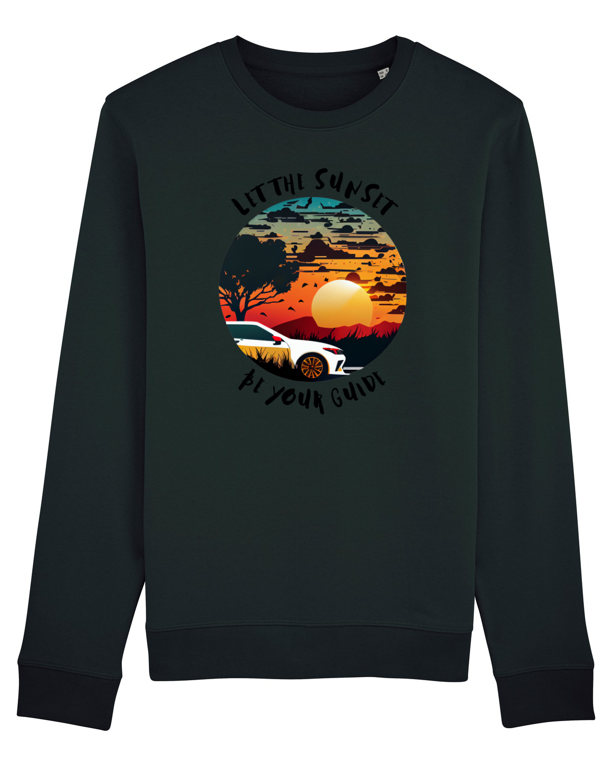 Bluză mânecă lungă Unisex Rise Black