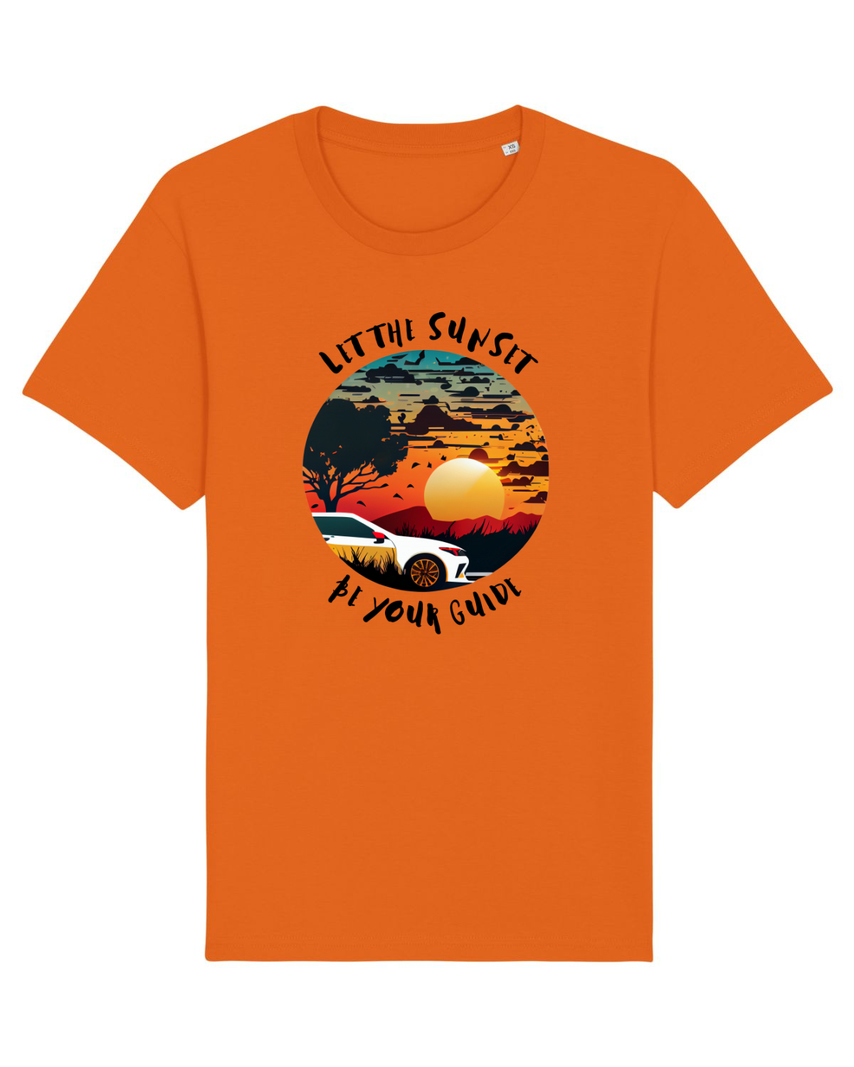 Tricou mânecă scurtă Unisex Rocker Bright Orange