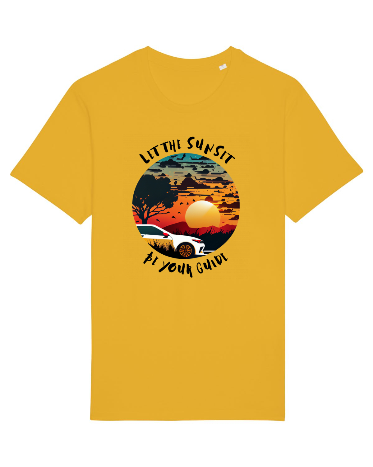 Tricou mânecă scurtă Unisex Rocker Spectra Yellow