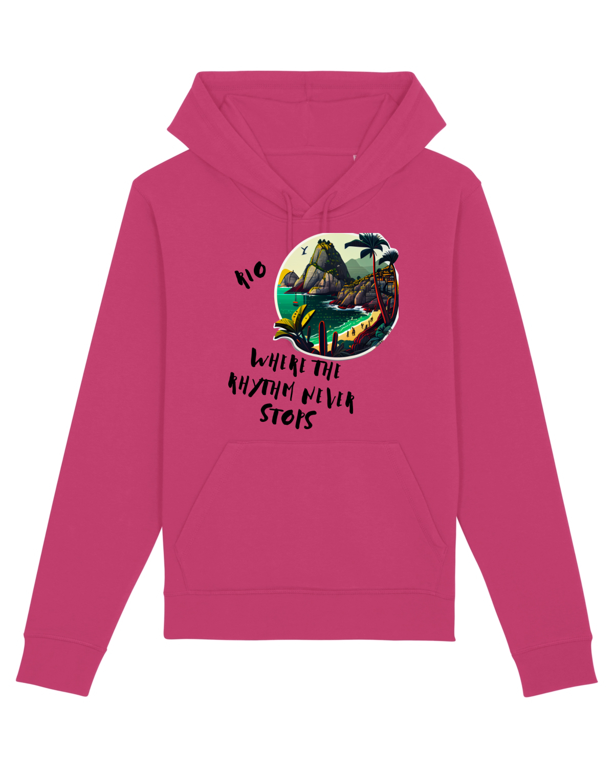 Hanorac Unisex Drummer Raspberry