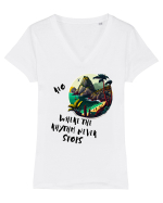 SUMMER VIBE - V9 Tricou mânecă scurtă guler V Damă Evoker